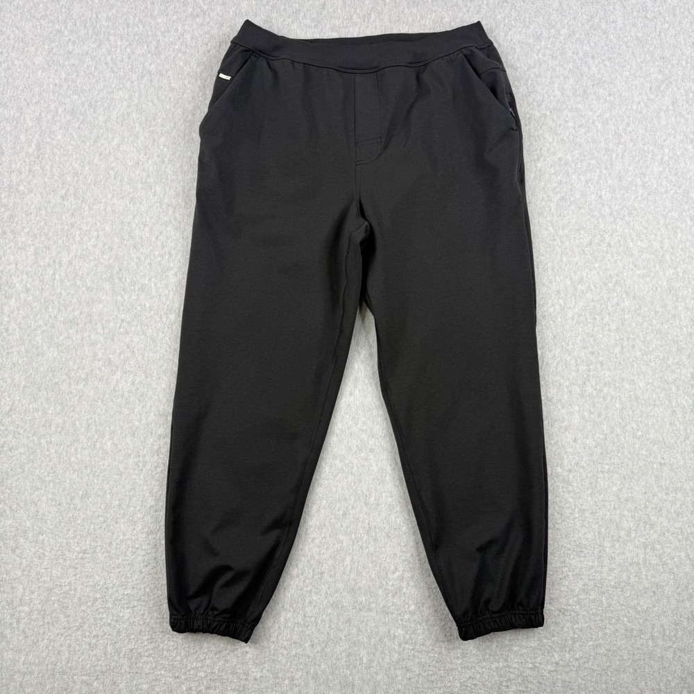Vuori Joggers Mens Large Black Coronada Classic Sweatpants V4066 26" Inseam
